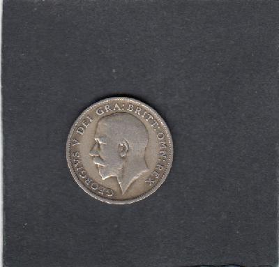 Beschrijving: 6 Pence  GEORGIUS V  